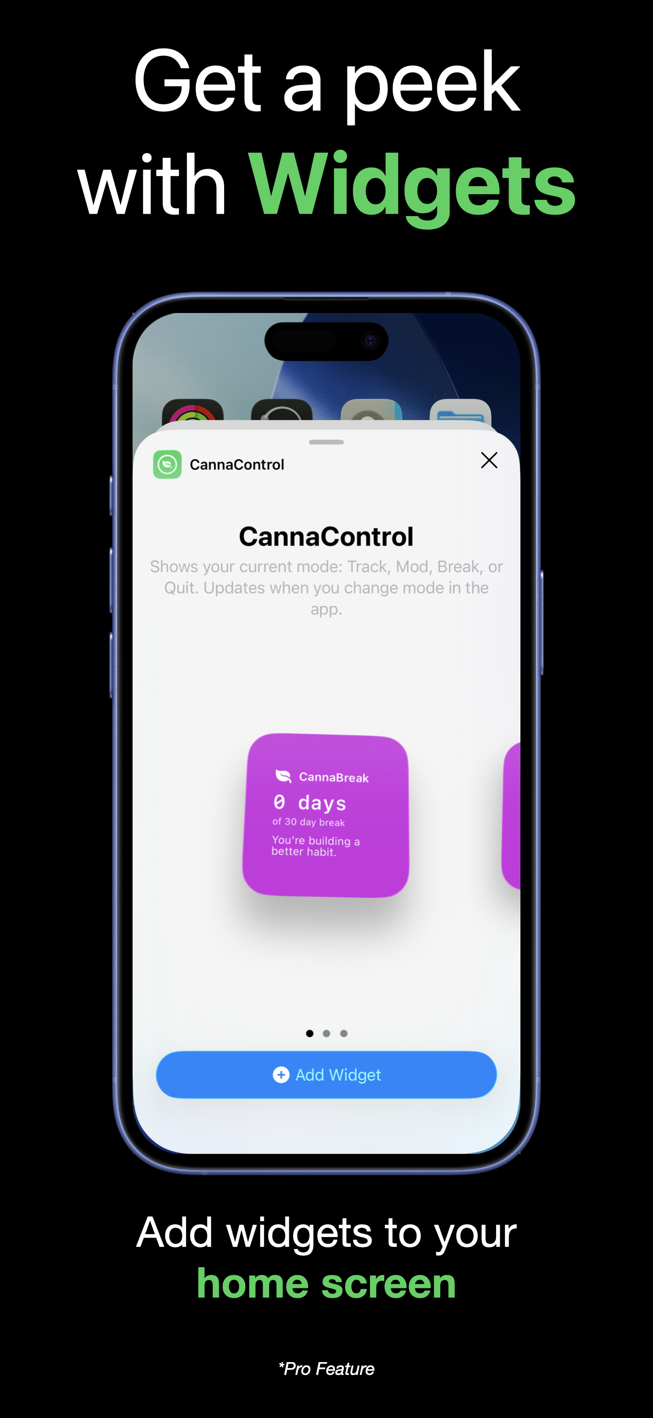 Get a peek with Widgets